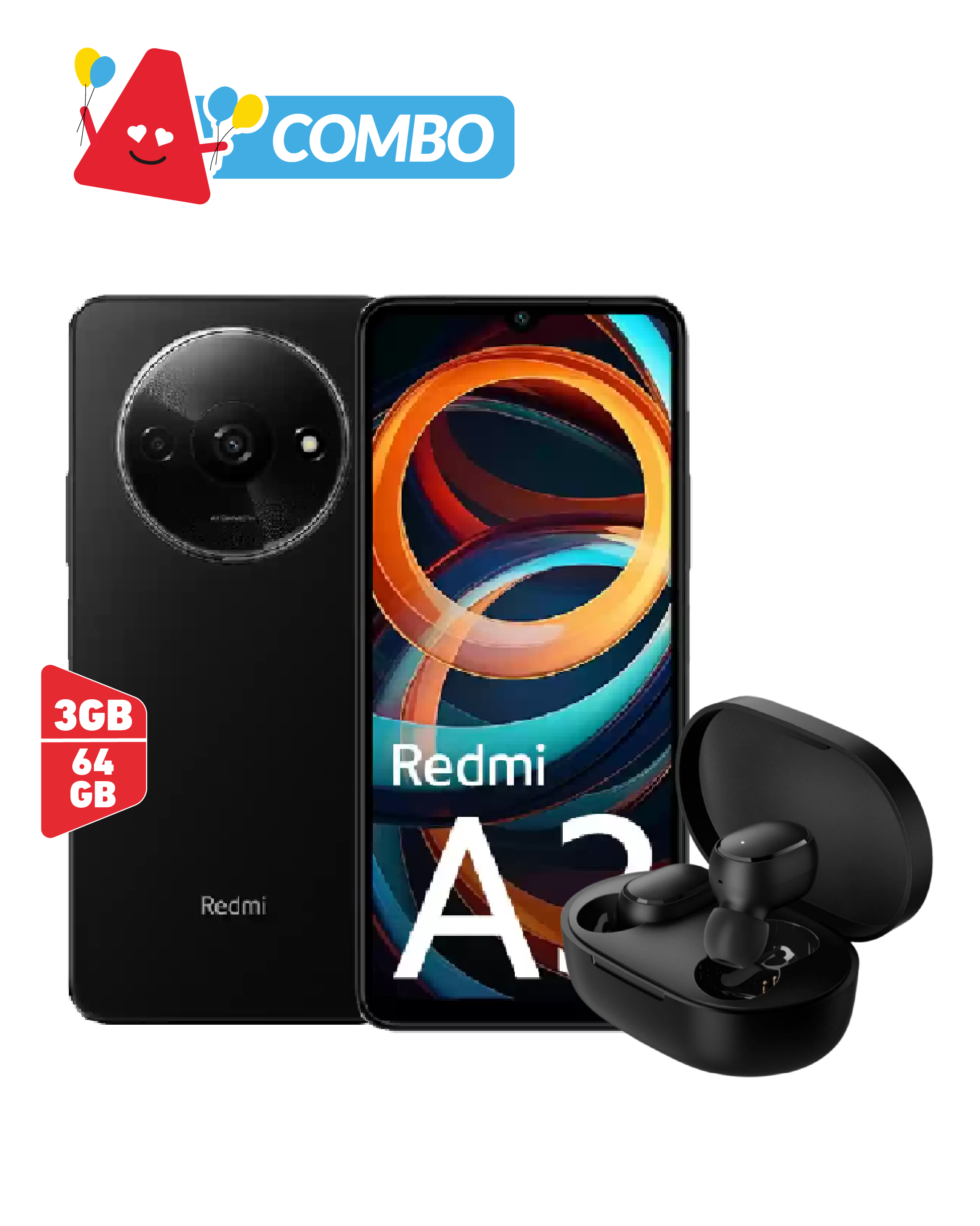 COMBO_CELULAR  XIAOMI REDMI A3 + AURICULAR_JULIO